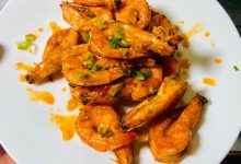 家常油燜海白蝦-哎呀美食館