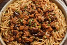 香菇肉醬拌面-哎呀美食館