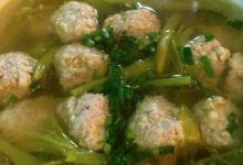 豆腐肉丸子黃花菜湯-哎呀美食館