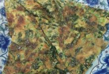 芝麻菠菜雞蛋餅-哎呀美食館